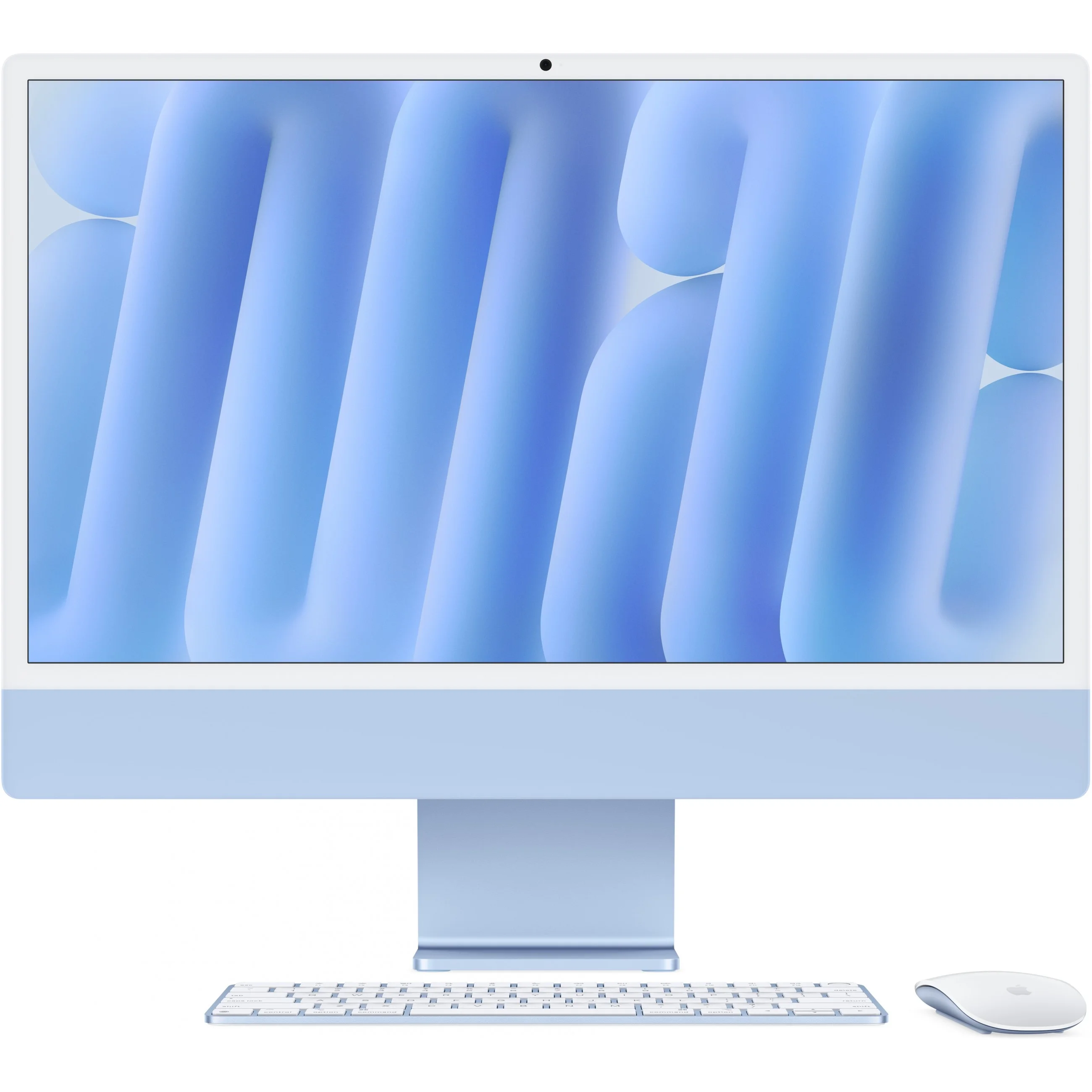 Apple 24 inch iMac with Retina 4 5K display  M4 chip with 10 core CPU and 10 core GPU  16GB  256GB SSD   Blue Notebooks & E-Book Reader