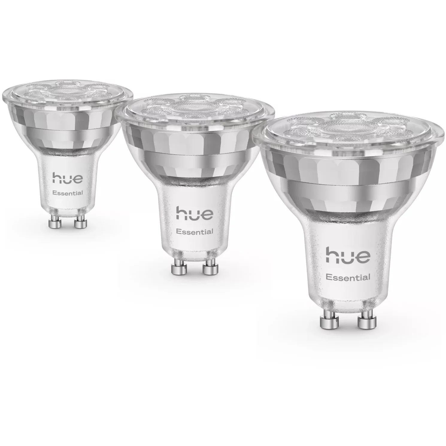 Philips Hue White and Color ambiance Essential GU10   Smarter Spot   345 lm   4 7 W   3er Pack Leuchtmittel & Lampen