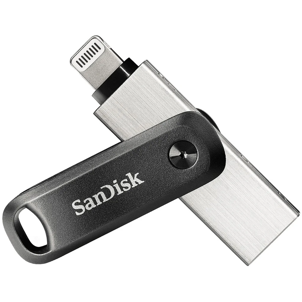 SanDisk stick 64gb usb 3 1 ixpand go apple lightning black silver Speichermedien