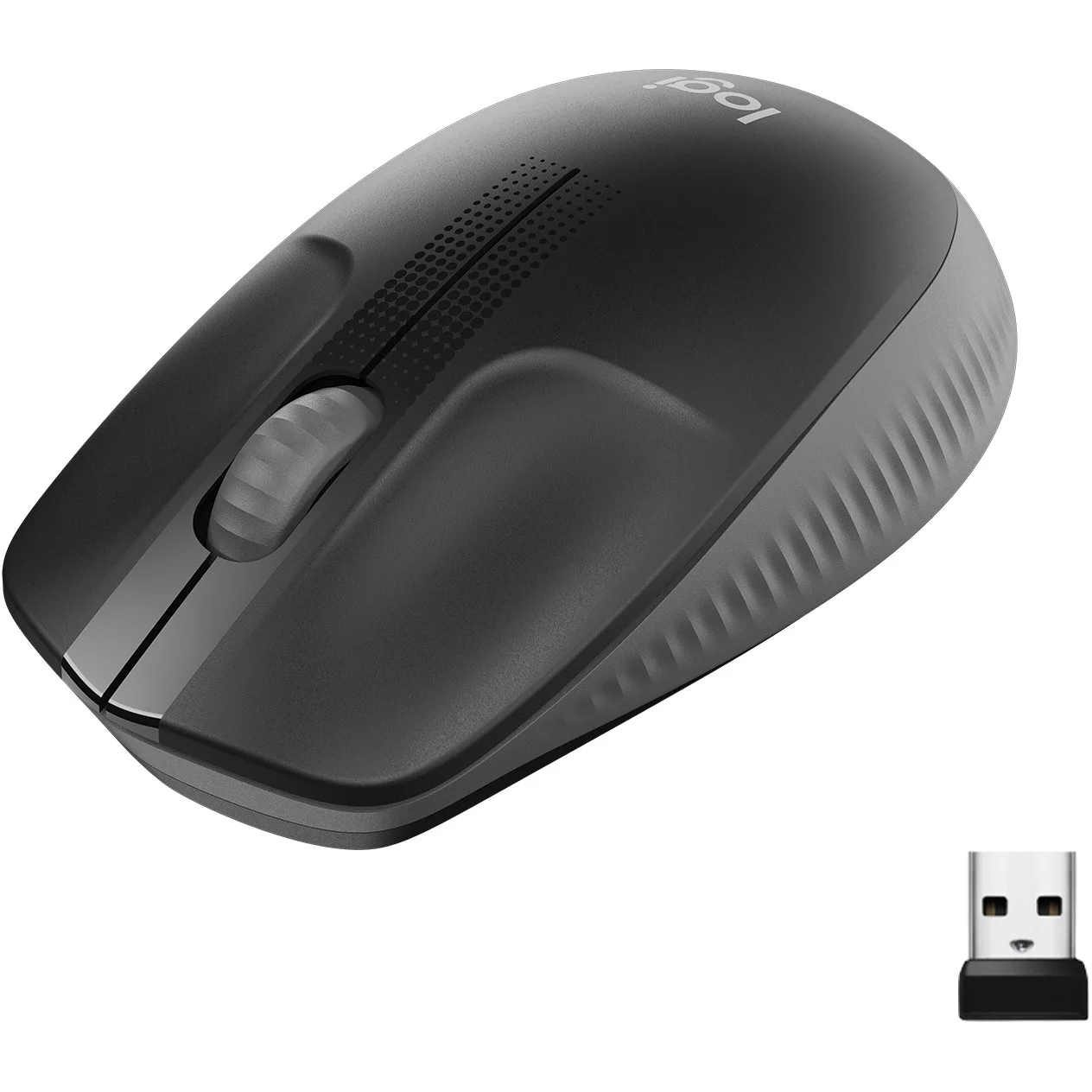Logitech M190 optisch wireless Black Tastaturen & Maeuse