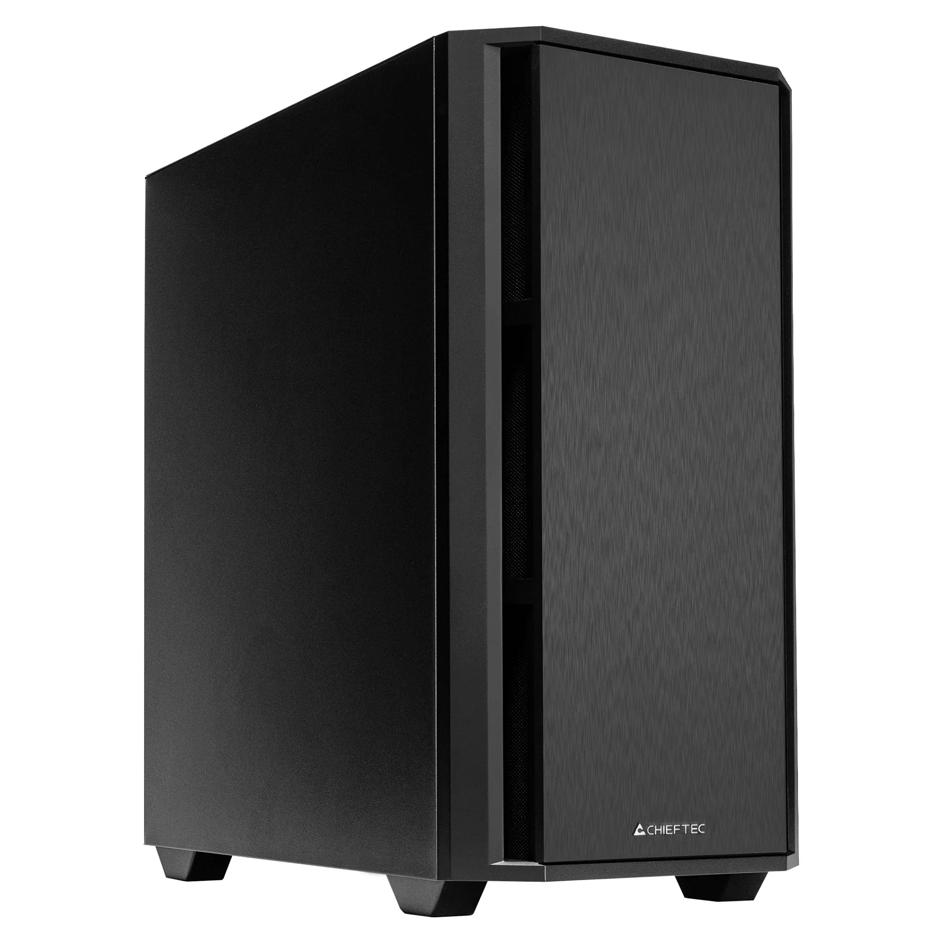 Chieftec AZ 01B OP Mini Tower Computer Gehaeuse Schwarz   Kompakt   Modern PC-Komponenten