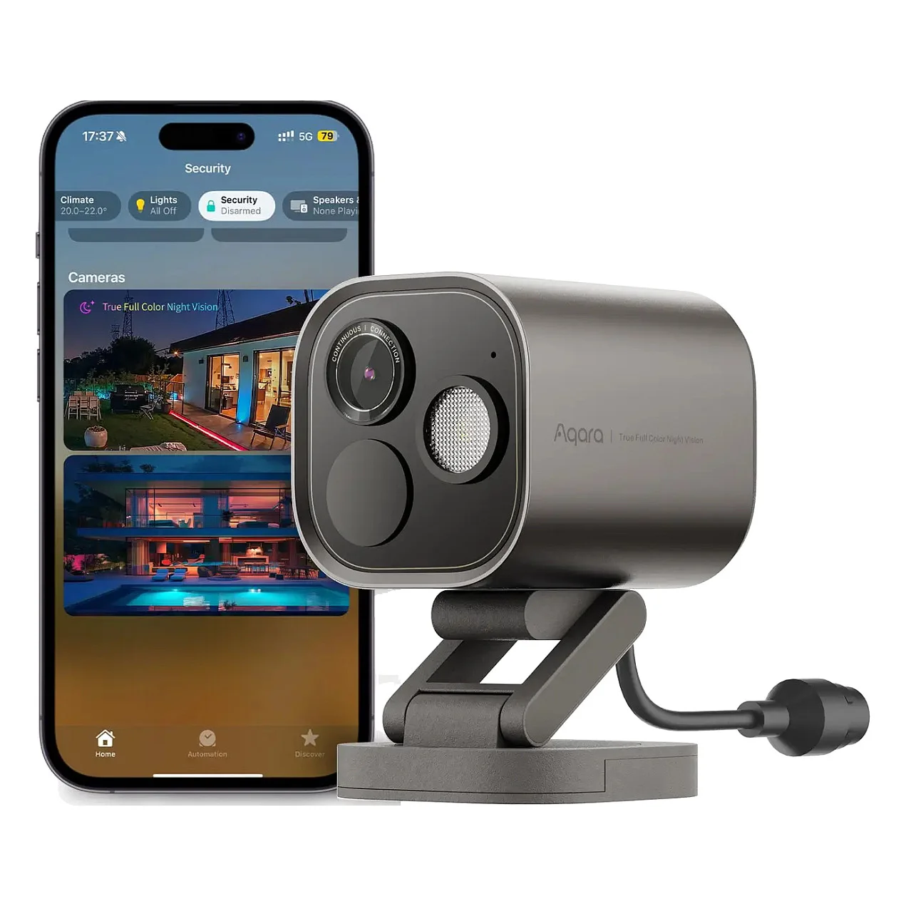 Aqara Camera Hub G5 Pro Grau  Zigbee  PoE  Ueberwachungskameras