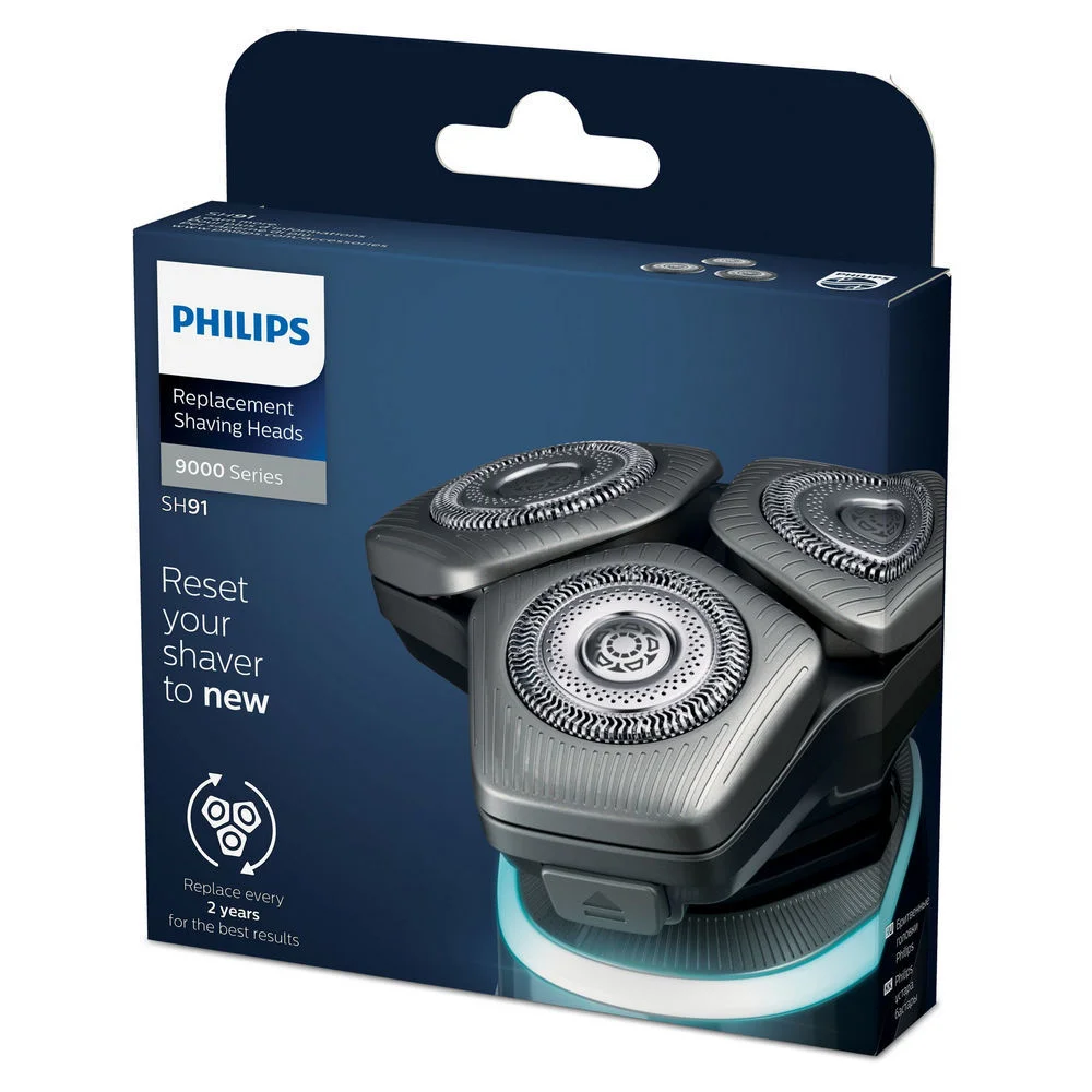 Philips Series 9000 SH91 Ersatz Scherkoepfe fuer Rasierer   Kompatibel mit SH91 50 Koerperpflege