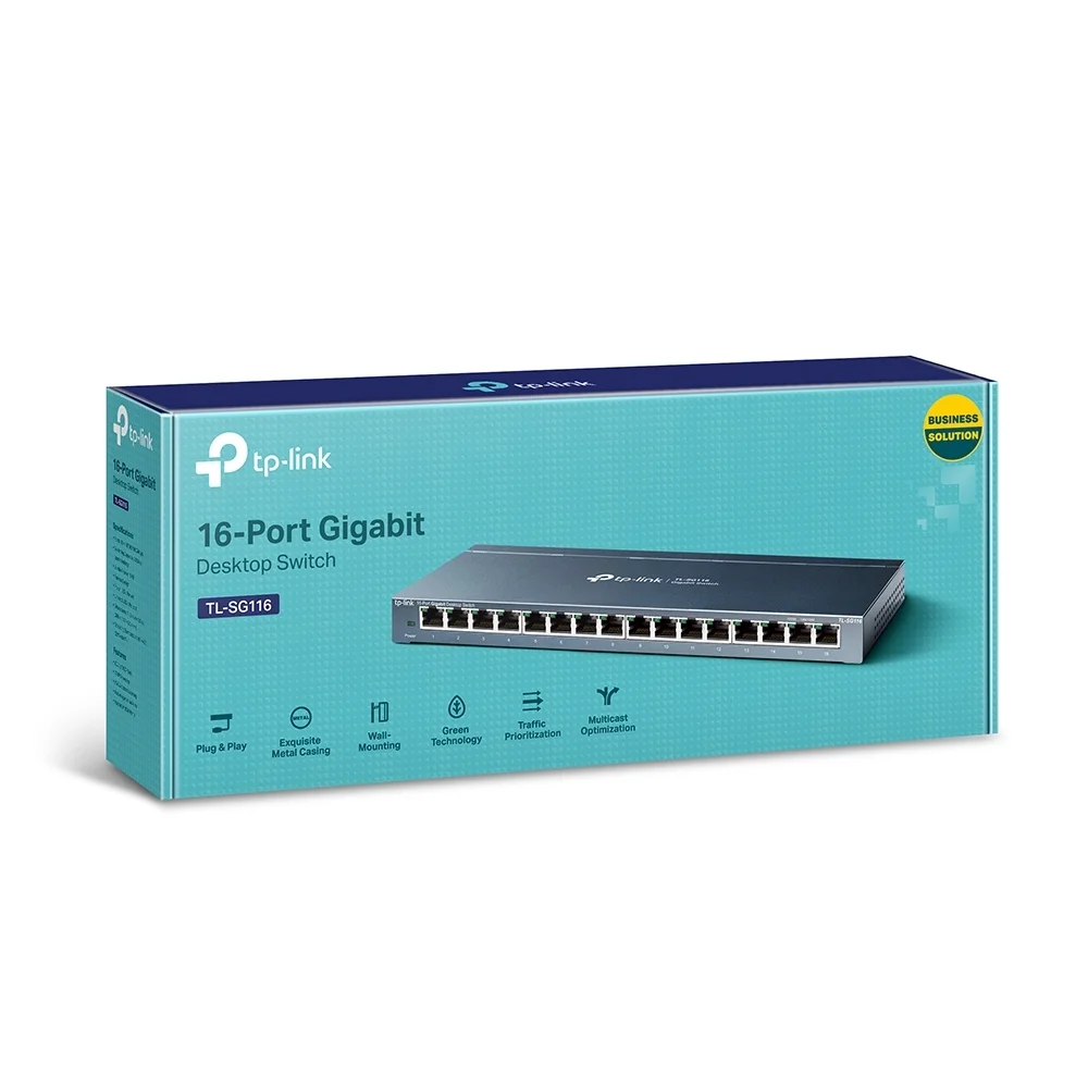 TP Link 16 Port 10 100 1000Mbit s Desktop Switch Switches