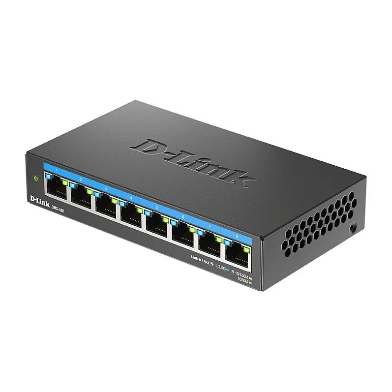 D Link 8 Port 2 5G Multi Gigabit Desktop Switch Switches