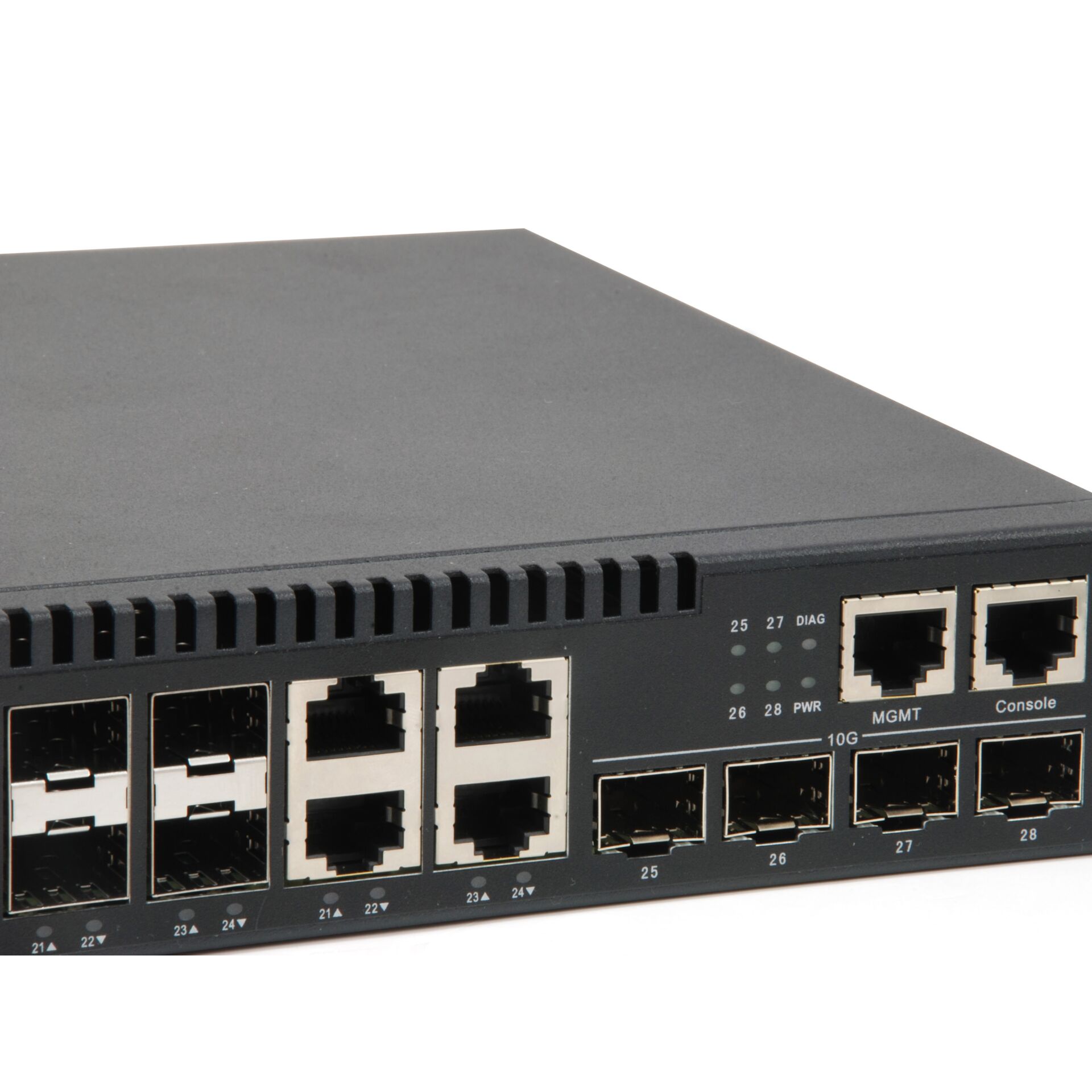 LevelOne GTL 2872 Managed Layer 3 Netzwerk Switch Schwarz 24 Ports Gigabit Switches