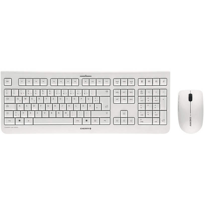 CHERRY DW 3000 Tastatur Maus enthalten Universal RF Wireless QWERTZ Deutsch Grau Tastaturen & Maeuse