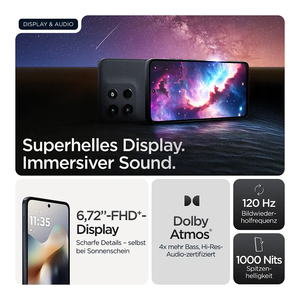 Motorola moto g56 PANTONE black oyster Smartphones