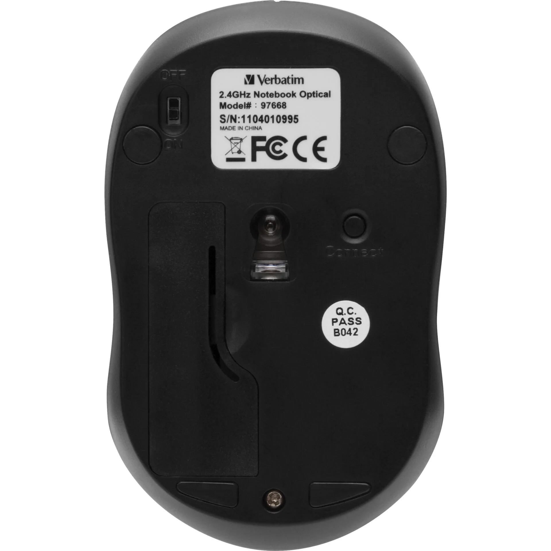 Verbatim Go Nano Maus Buero RF Wireless 1600 DPI Tastaturen & Maeuse