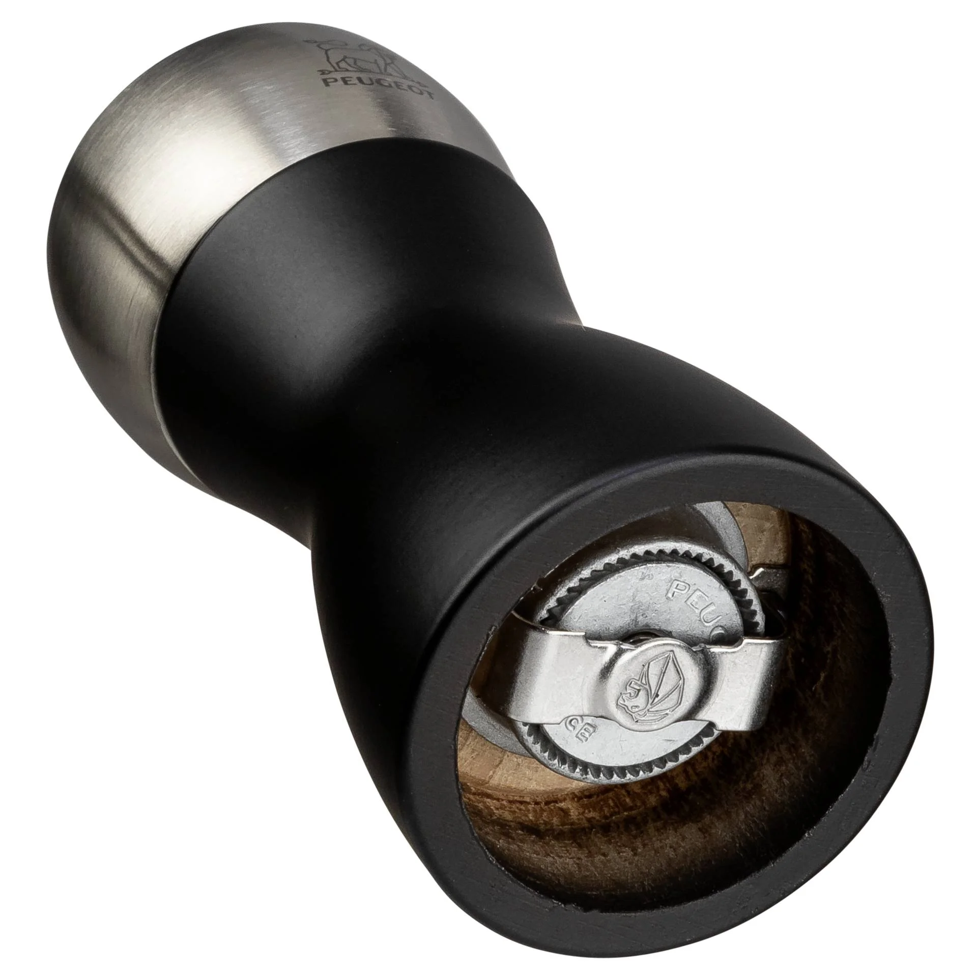 Peugeot FIDJI Pfeffermuehle Buchenholz matt schwarz 12 cm Mixer & Zerkleinerer