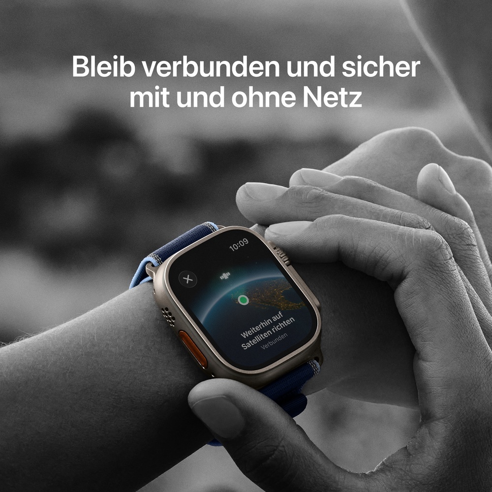 Apple Watch Ultra 3 49mm GPS 5G Trail Loop M L natur blau Smartwatches & Fitnesstracker