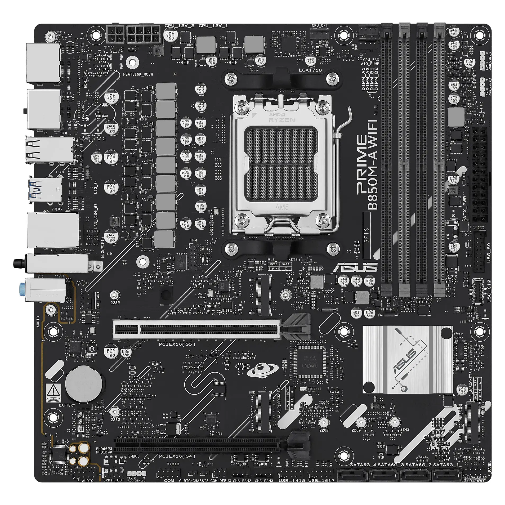 ASUS PRIME B850M A WIFI AMD B850 Sockel AM5 micro ATX PC-Zubehoer