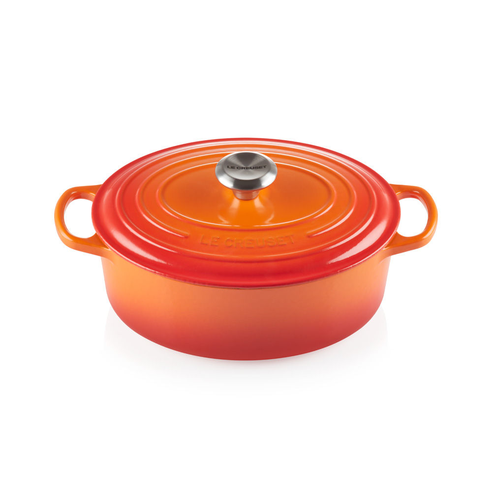 Le Creuset Braeter Signature  oval  27 cm  Ofenrot Pfannen & Toepfe
