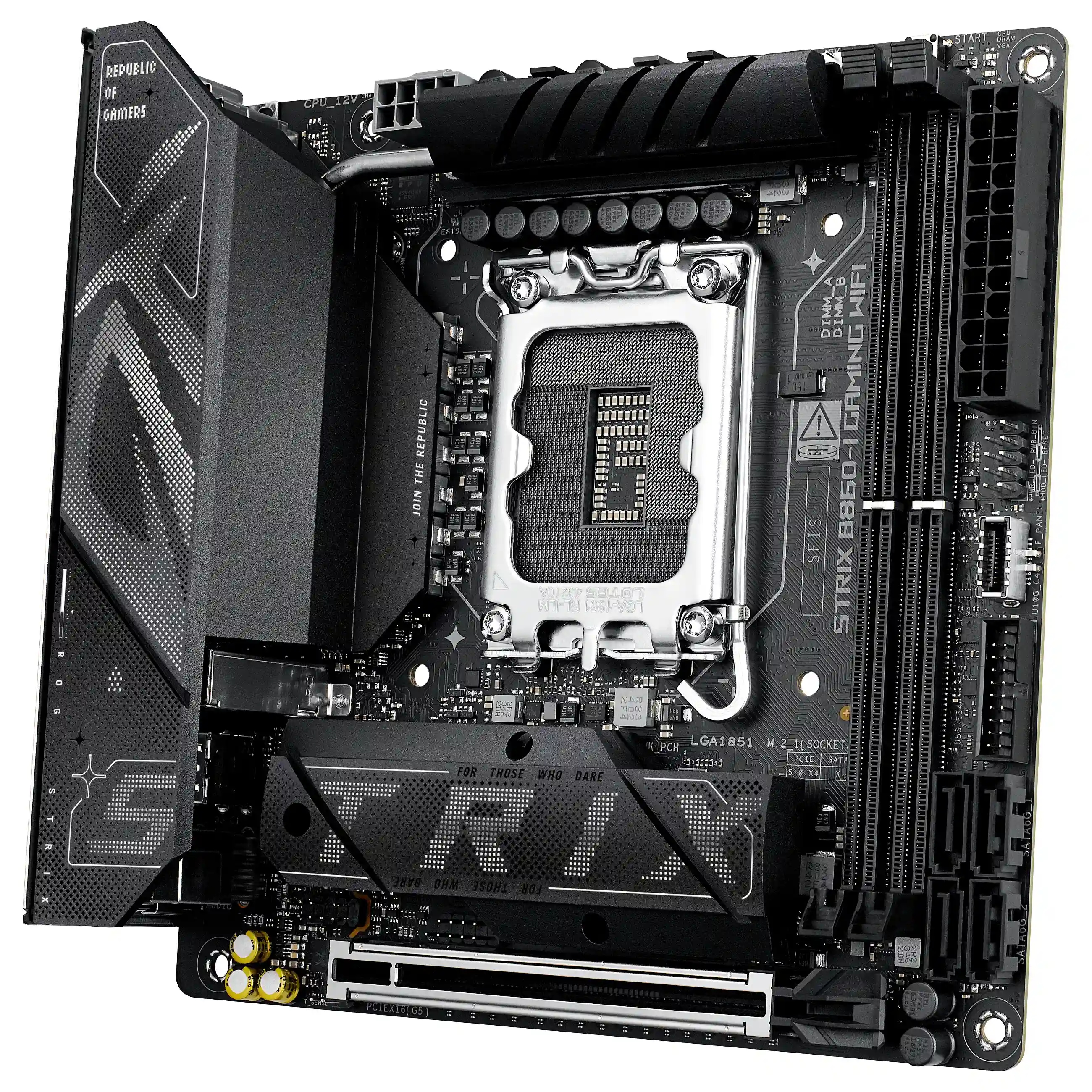 ASUS ROG STRIX B860 I GAMING WIFI Intel B860 LGA 1851  Socket V1  mini ITX PC-Zubehoer