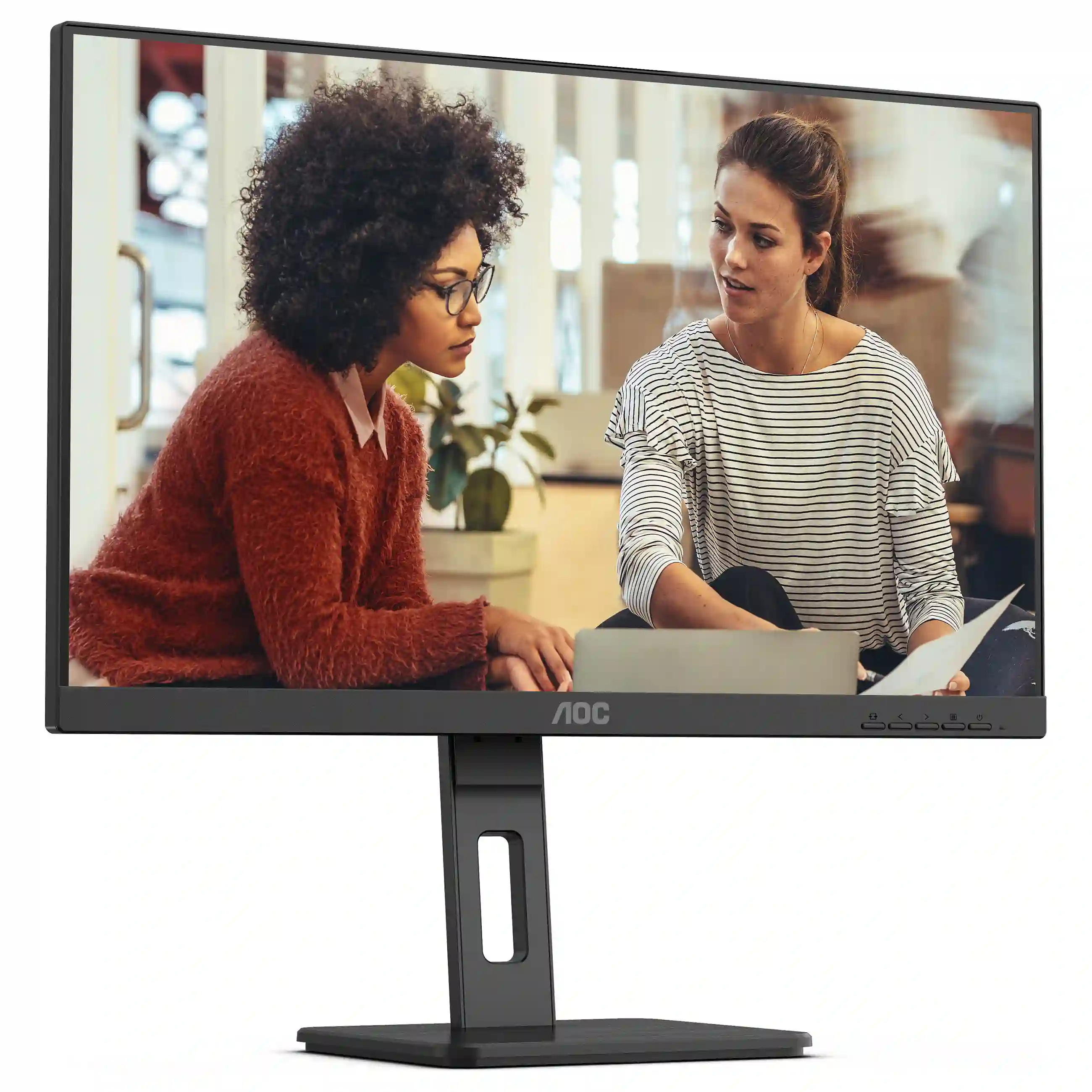AOC E3 27E3QAF Computerbildschirm 68 6 cm  27   1920 x 1080 Pixel Full HD LED Schwarz Monitore