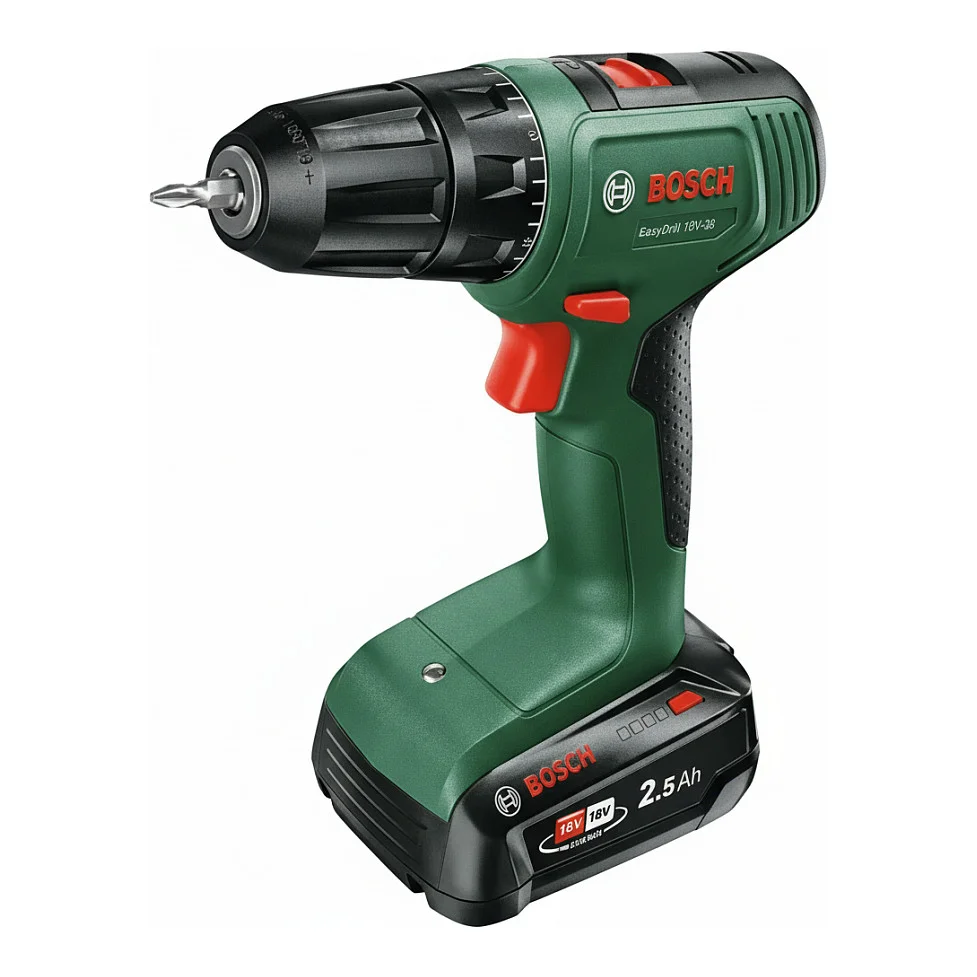 Bosch EasyDrill 18V 38 Set Akku Bohrschrauber Bohrer & Schrauber