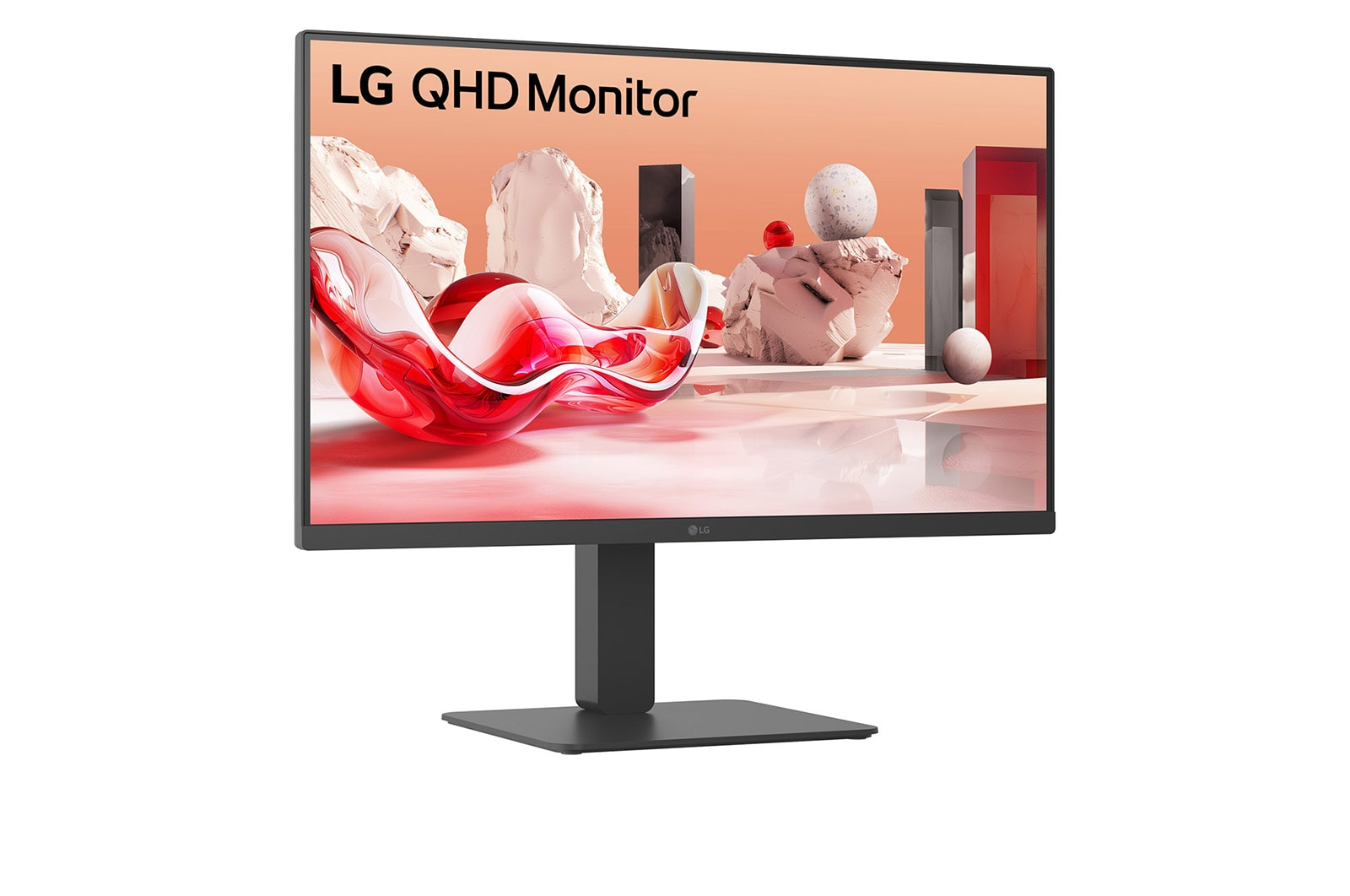 LG 27BA45QB B Computerbildschirm 68 6 cm  27   2560 x 1440 Pixel Quad HD LCD Schwarz Monitore