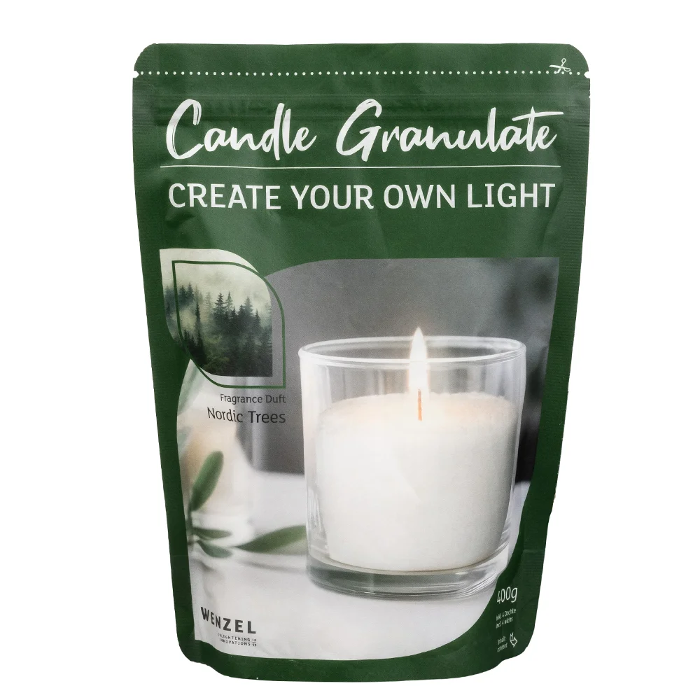 Wenzel Wachsgranulat mit DuftPack a 400 gr  Nordic Trees Kerzen & Kerzenhalter