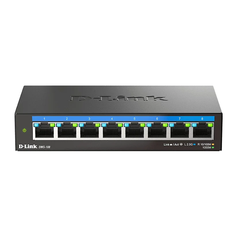 D Link 8 Port 2 5G Multi Gigabit Desktop Switch Switches