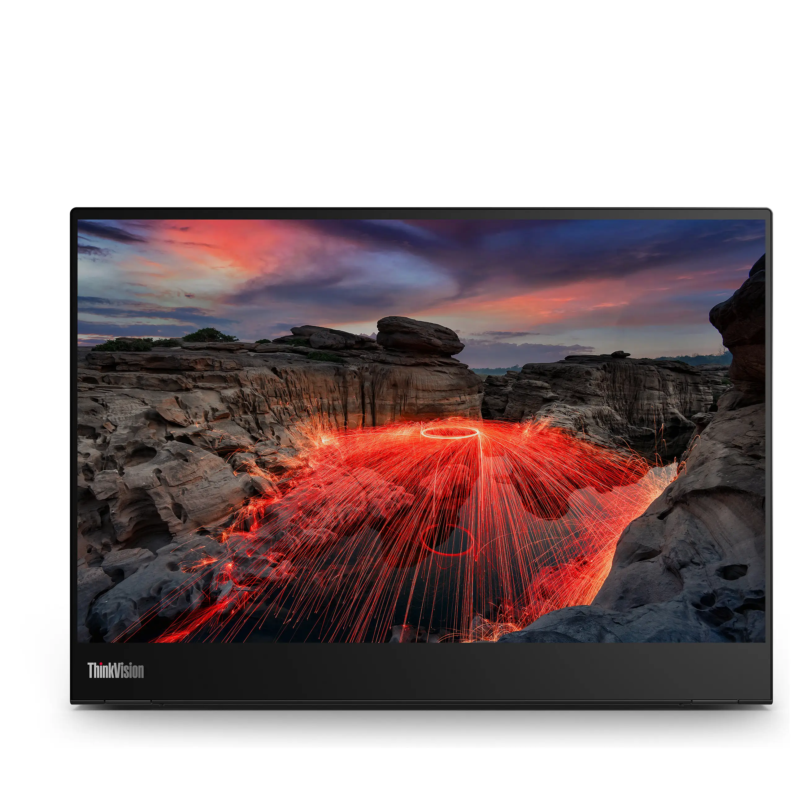 Lenovo 35 6cm 14Zoll  2240x1400  ThinkVision M14t Gen 2 IPS Touch portable 6ms 60Hz 2xUSB C Black Monitore