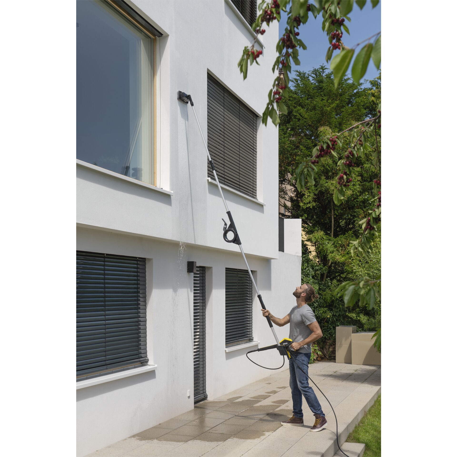 Kaercher Reinigungsset fuer Fassaden und Glasflaechen Zubehoer fuer Staubsauger & Reiniger