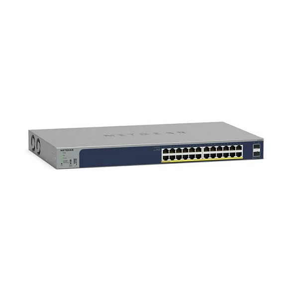 NETGEAR GS724TPP Managed L2 Gigabit Ethernet  10 100 1000  Power over Ethernet  PoE  Grau Switches