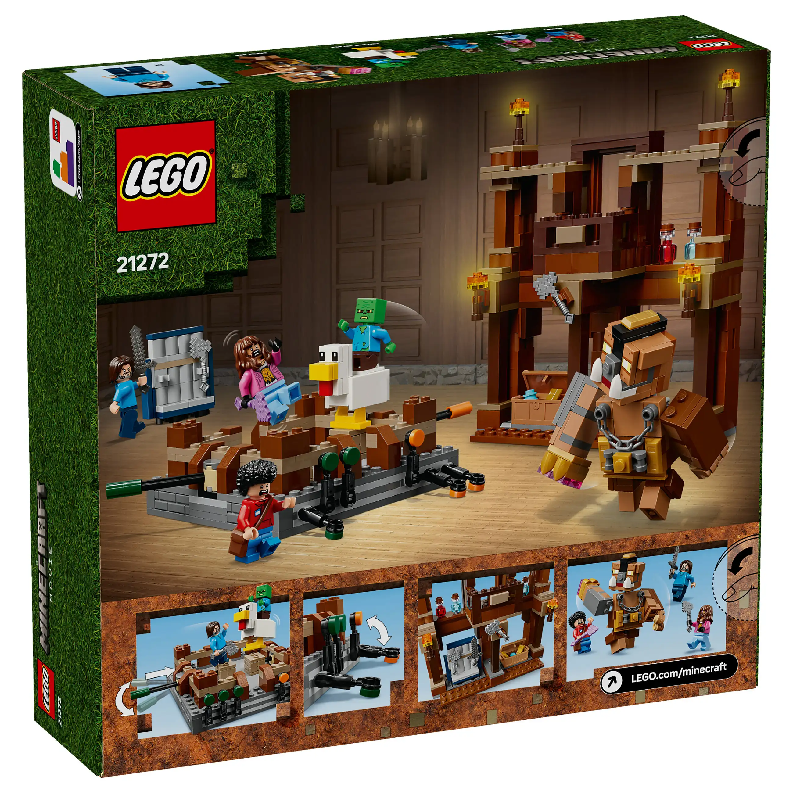 LEGO Minecraft Waldanwesen mit Boxring 21272 Spielwaren