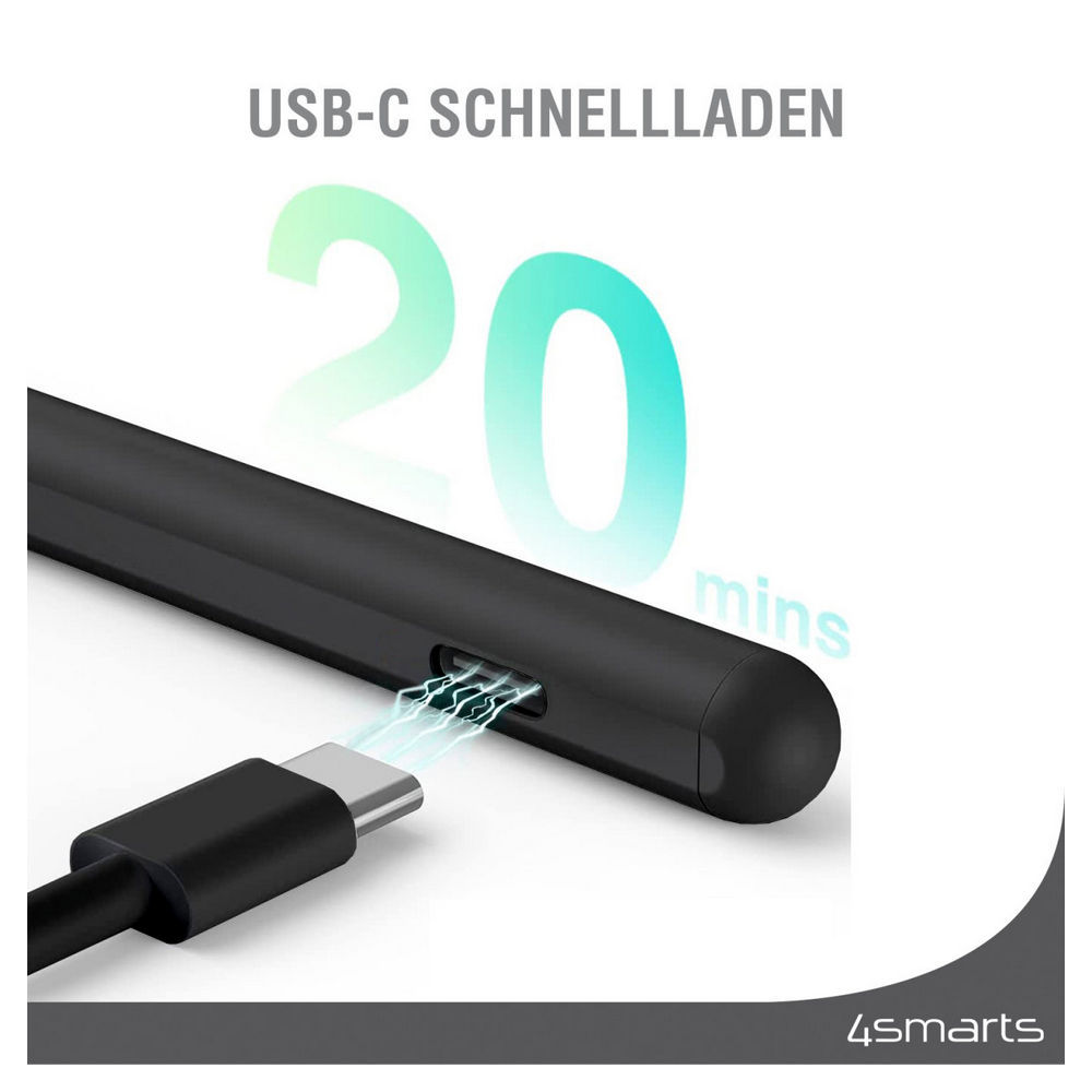 4SMARTS Aktiver Eingabestift Pencil Pro 3  schwarz Notebook & Tablet Zubehoer