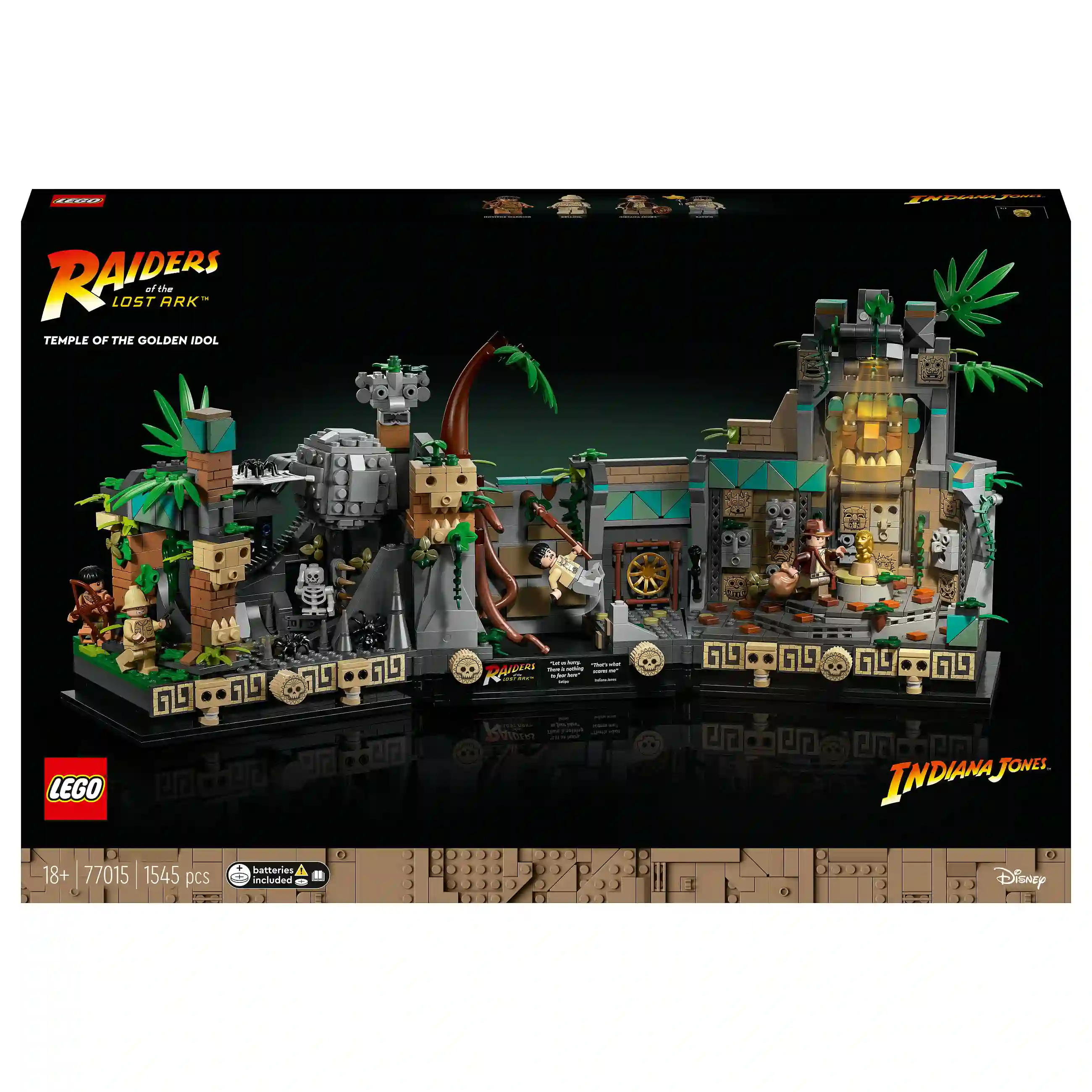 LEGO 77015 Indiana Jones Tempel des goldenen Gtzen Spielwaren