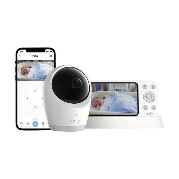 Eufy Baby Monitor E21 Schwarz  Weiss Netzwerk