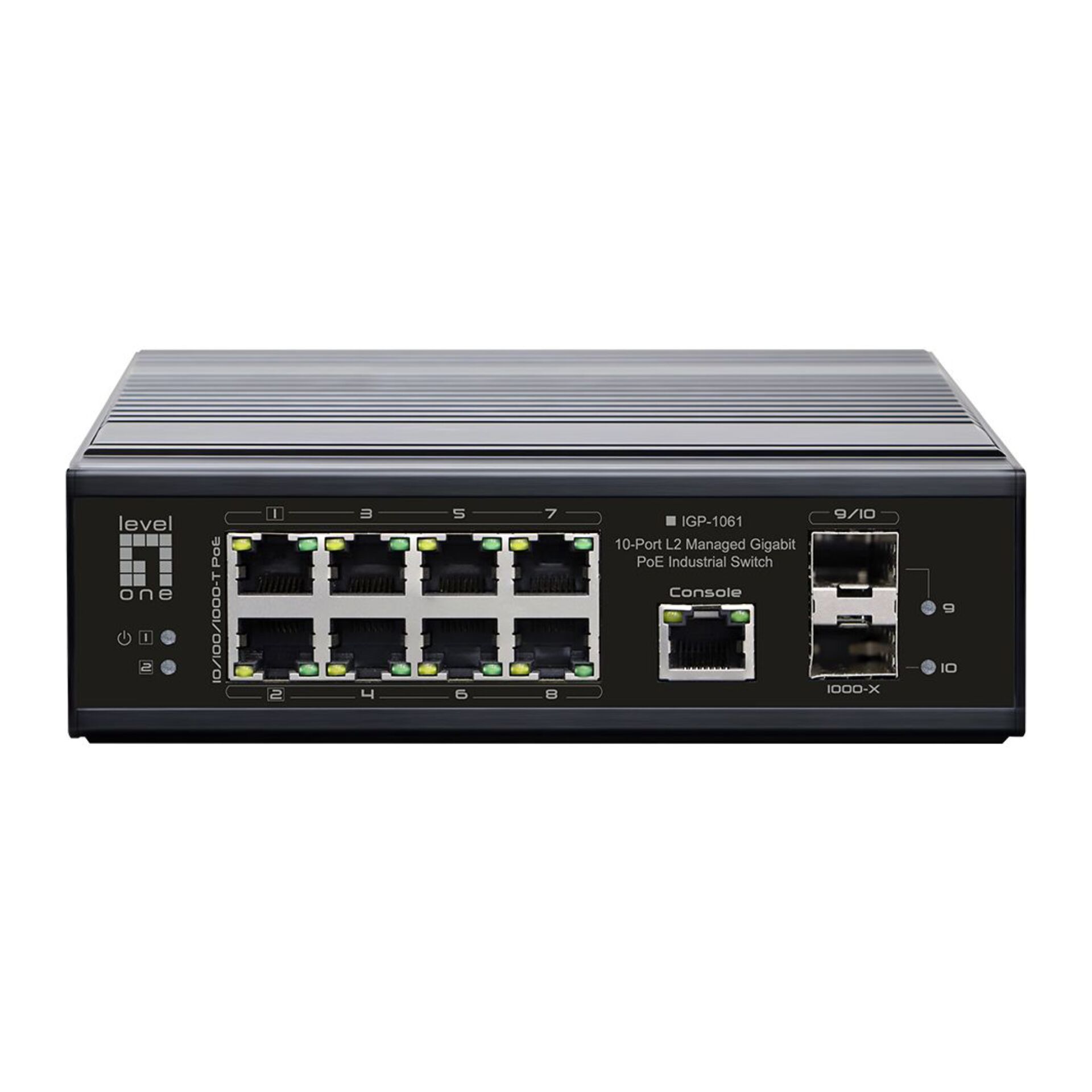 LevelOne IGP 1061 Netzwerk Switch Managed L2 Gigabit Ethernet  10 100 1000  Power over Ethernet  PoE  Schwarz Switches