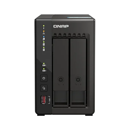 QNAP TS 253E NAS Tower Intel  Celeron  J6412 8 GB 0 TB QNAP QTS Schwarz Netzwerk
