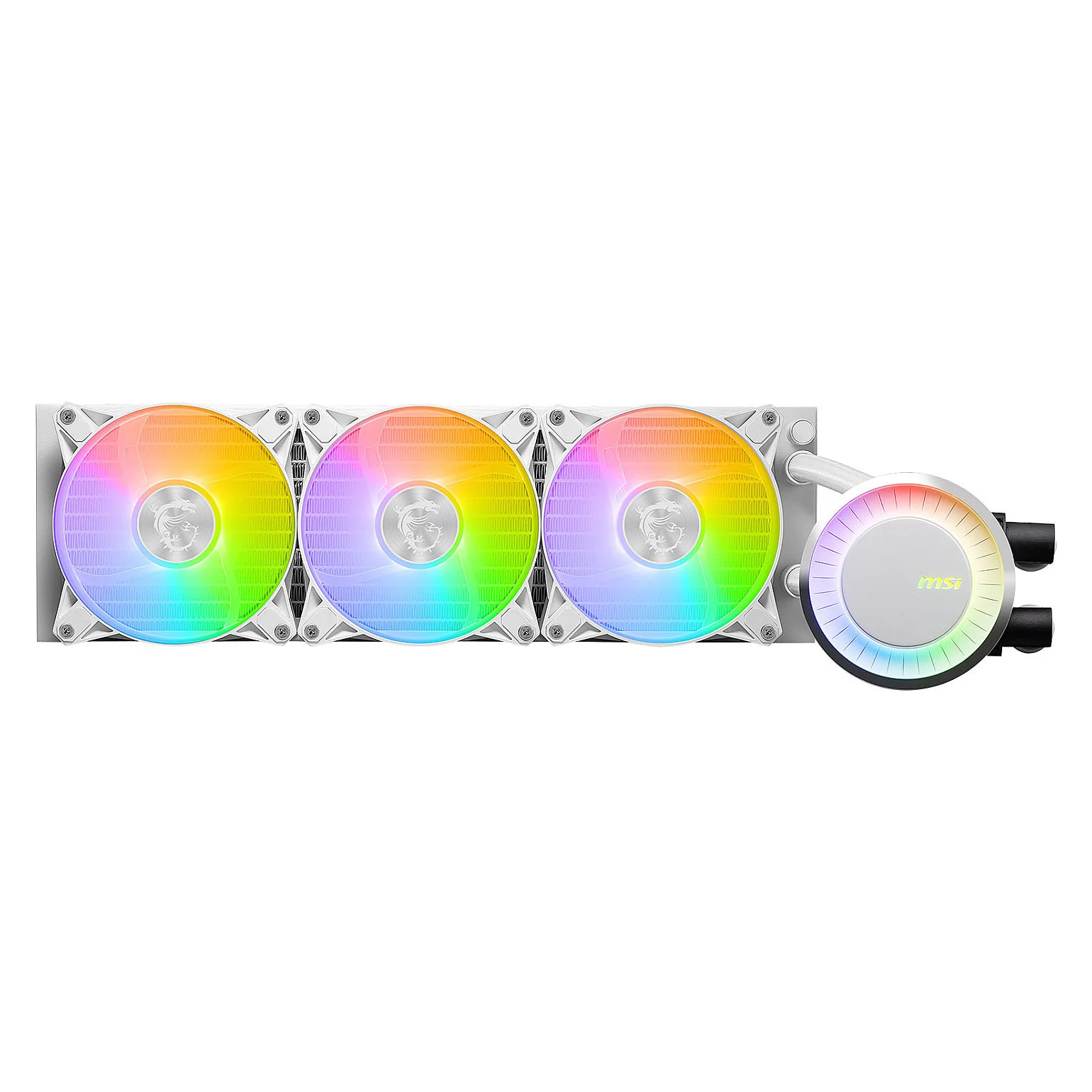 MSI MAG Coreliquid E360 White Hauptplatine  Prozessor Fluessigkeitskuehlung 12 cm Weiss PC-Zubehoer