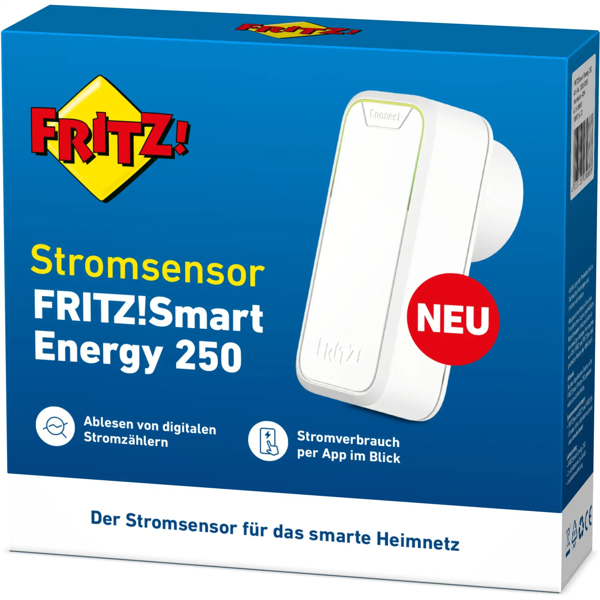 FRITZ  Smart Energy 250  Home Sender Kabellos Wand montiert RF Wireless Smart Home Zubehoer