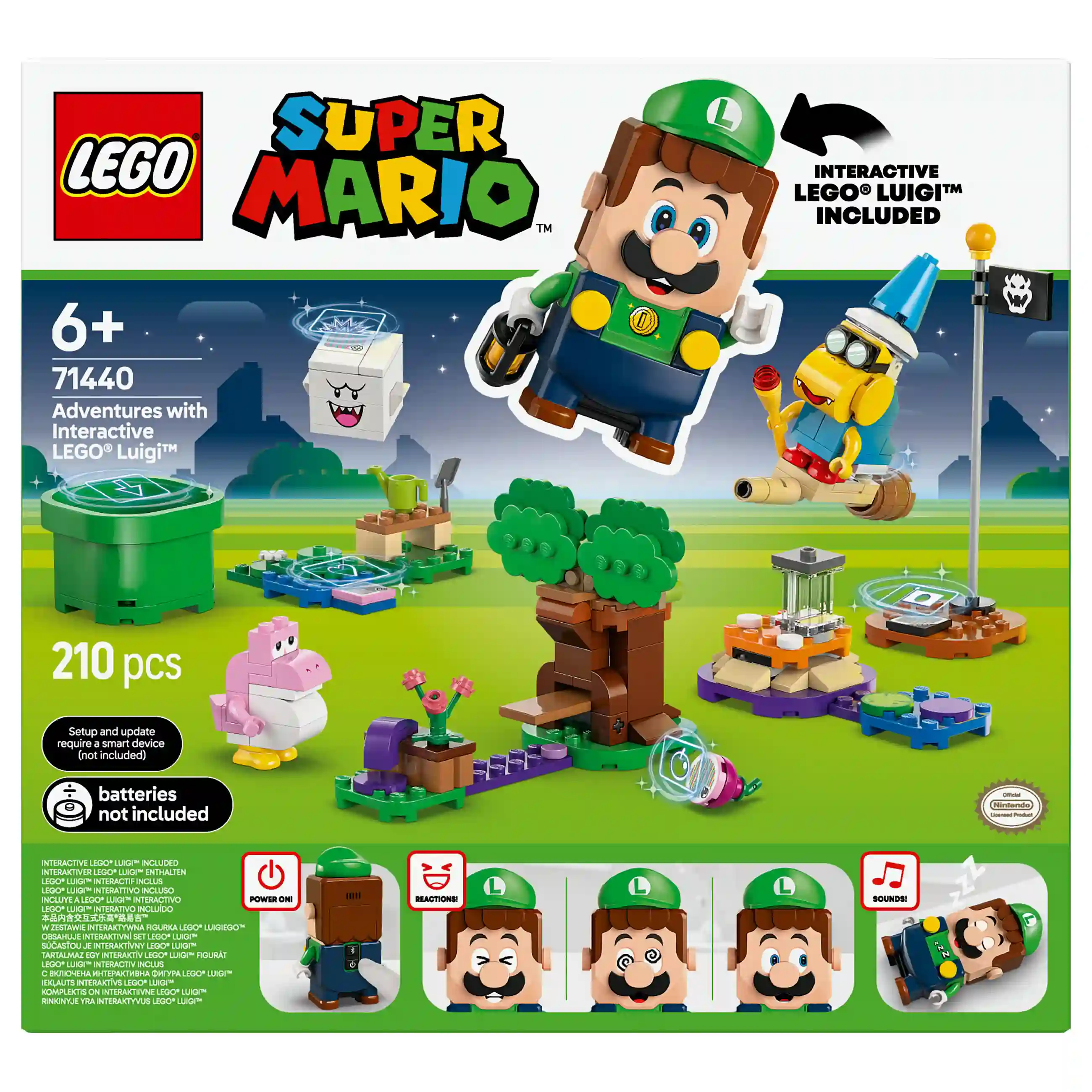 LEGO 71440 Super Mario Abenteuer mit dem interaktiven Luigi Spielwaren