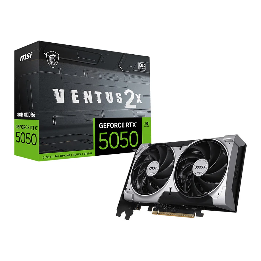 MSI RTX 5050 8G VENTUS 2X OC 8GB GDDR6 PC-Zubehoer