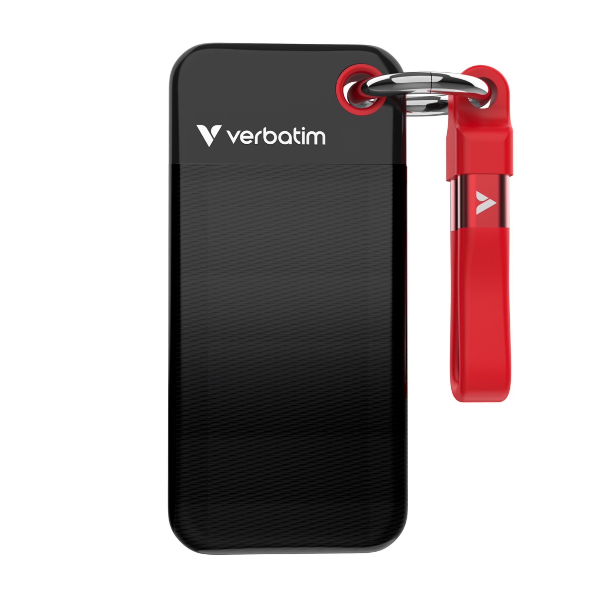 Verbatim Pocket SSD USB 3 2 2TB Black Red 32196 Speichermedien