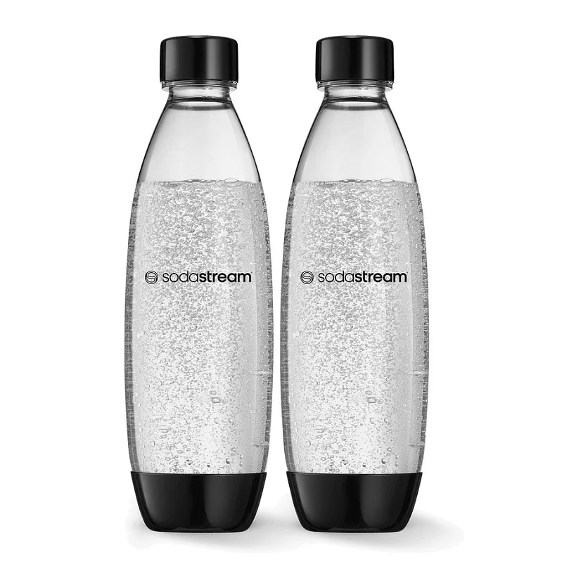SodaStream zubehoer pet flasche duo 2 pack  schwarz  Kuechenkleingeraete