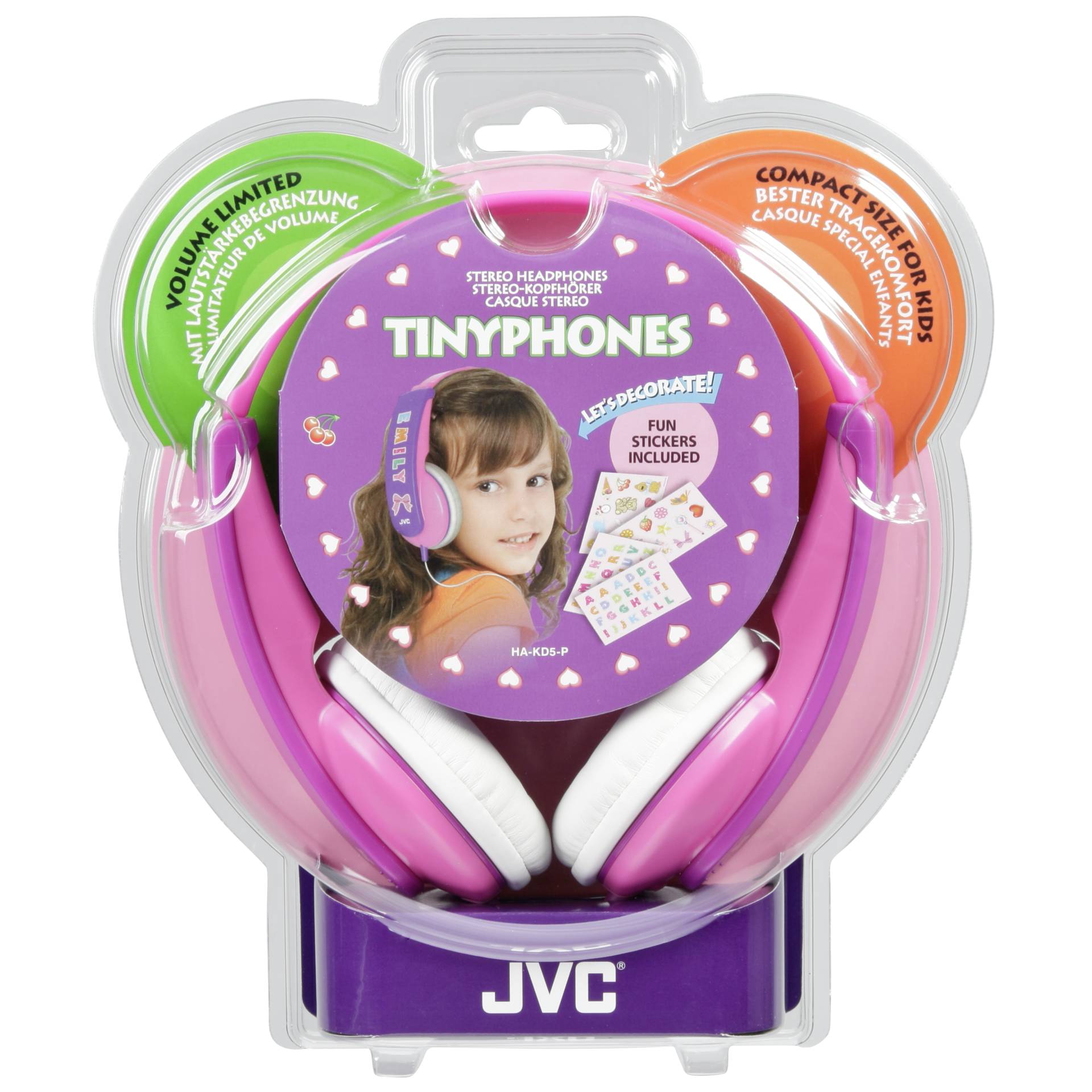 JVC HA KD5 P E Kopfhoerer   Headset Kabelgebunden Kopfband Musik Pink  Violett Over-Ear