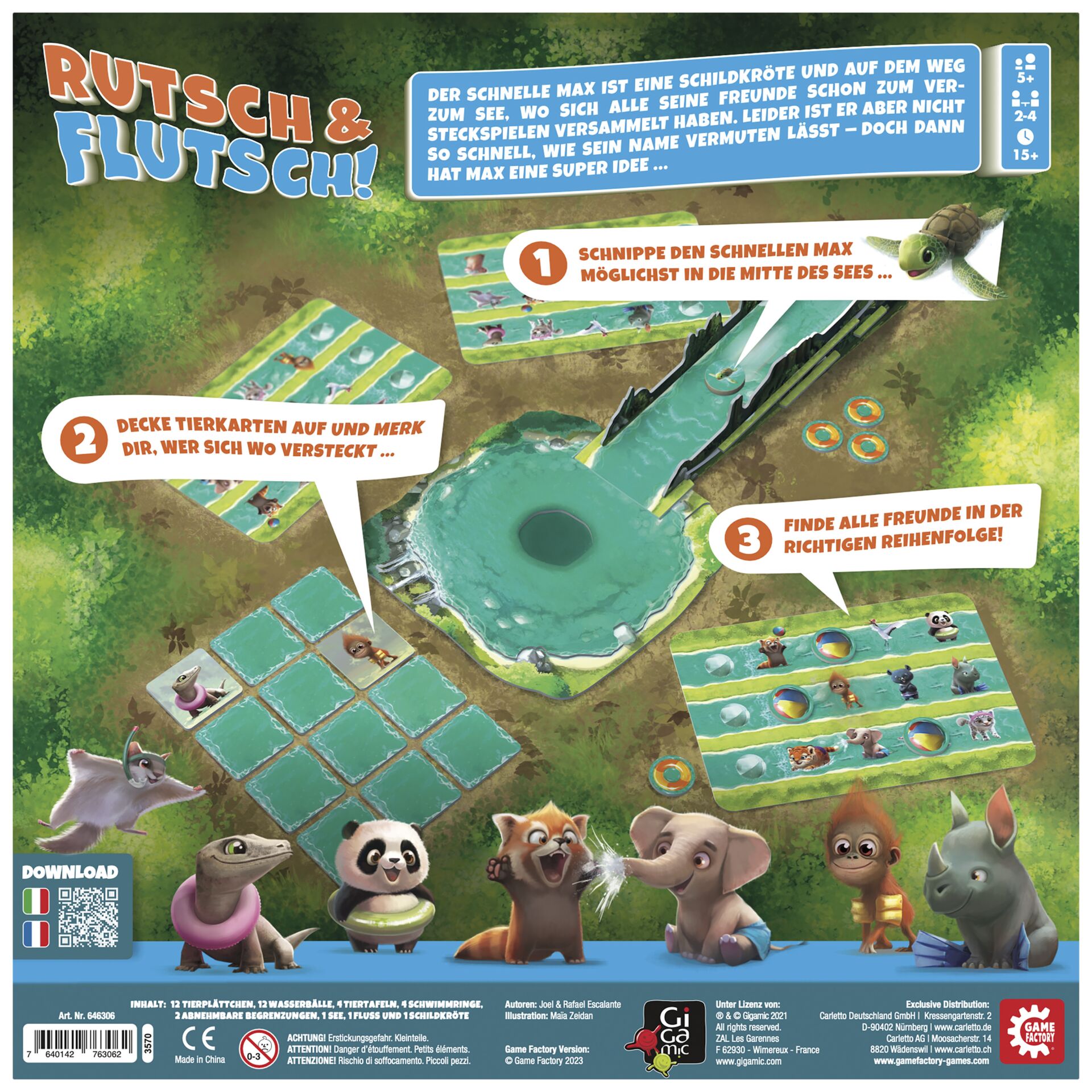 Game Factory Rutsch   Flutsch  mult  Brettspiele & Puzzle