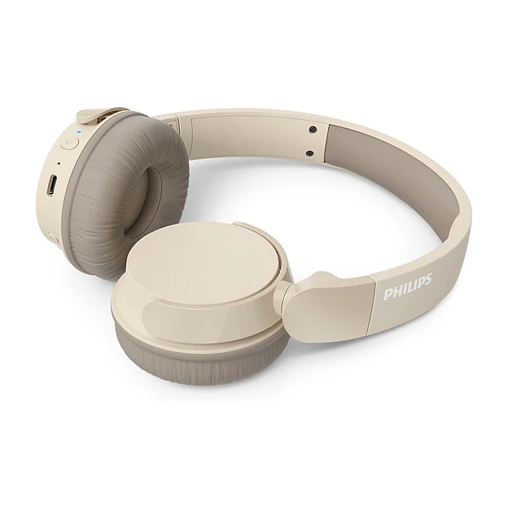 Philips TAH3209BG 00 Kopfhoerer   Headset Kabellos Kopfband Anrufe Musik Bluetooth Beige Over-Ear