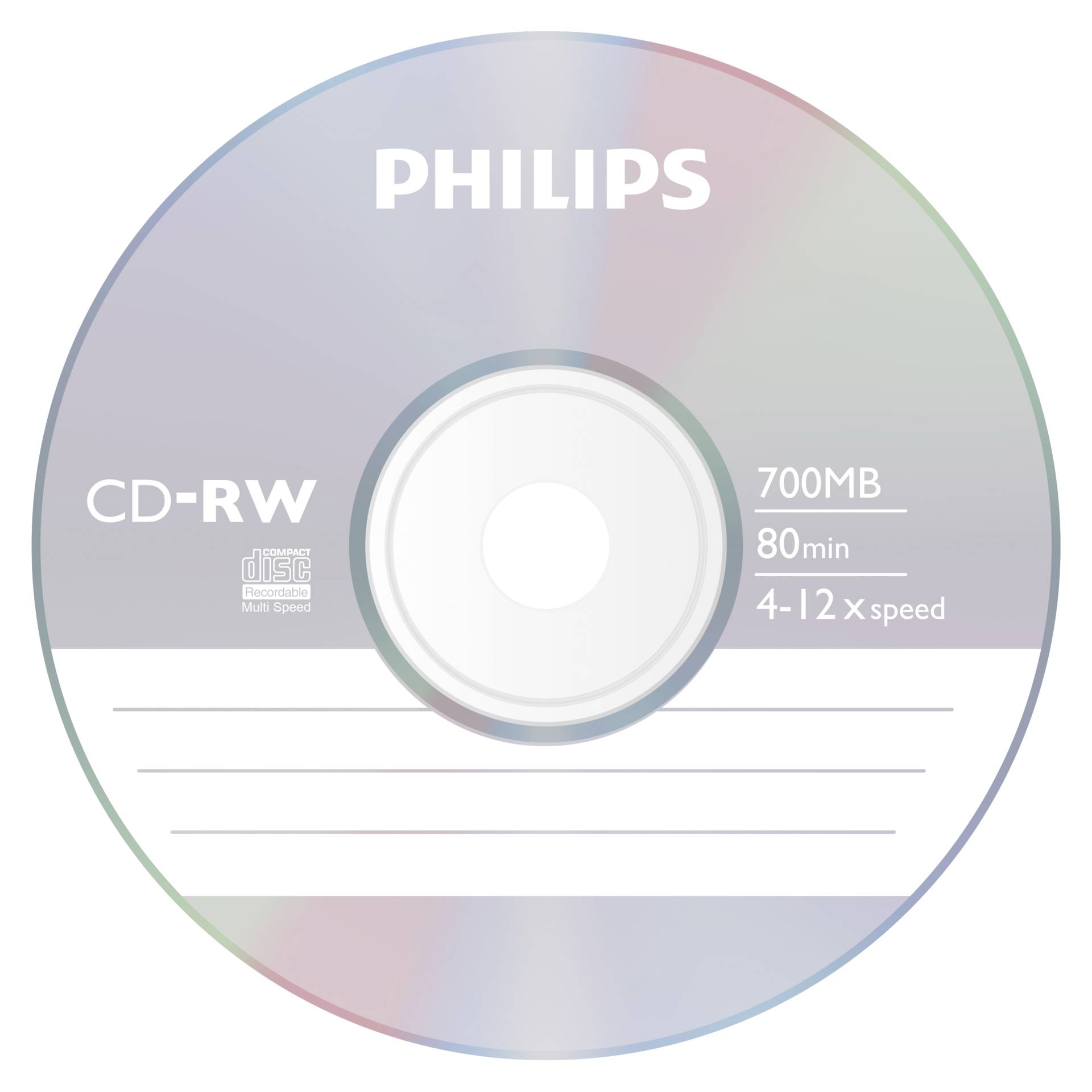 Philips CD RW CW7D2NJ10 00 Speichermedien