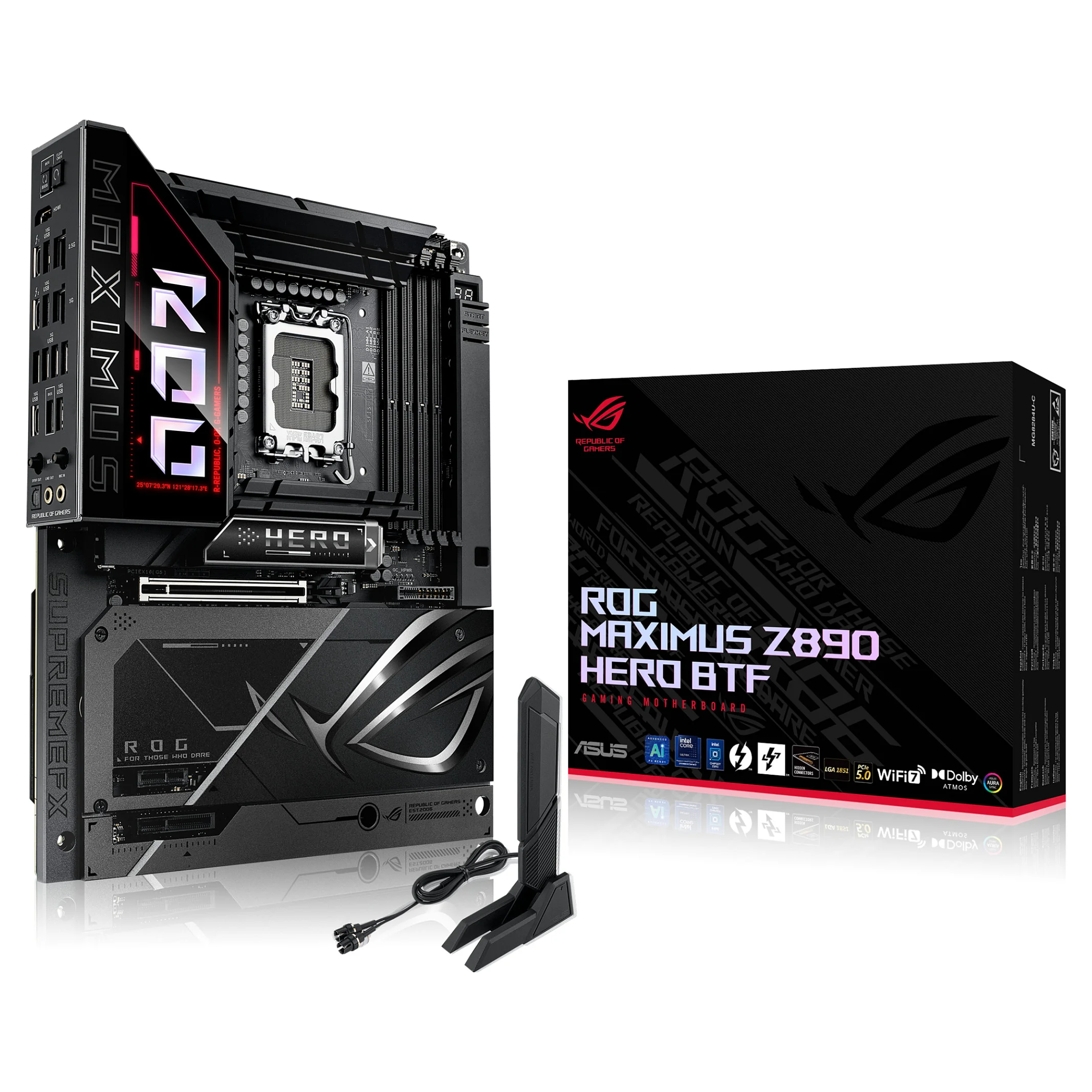 ASUS ROG MAXIMUS Z890 HERO BTF Intel Z890 LGA 1851  Socket V1  ATX PC-Zubehoer