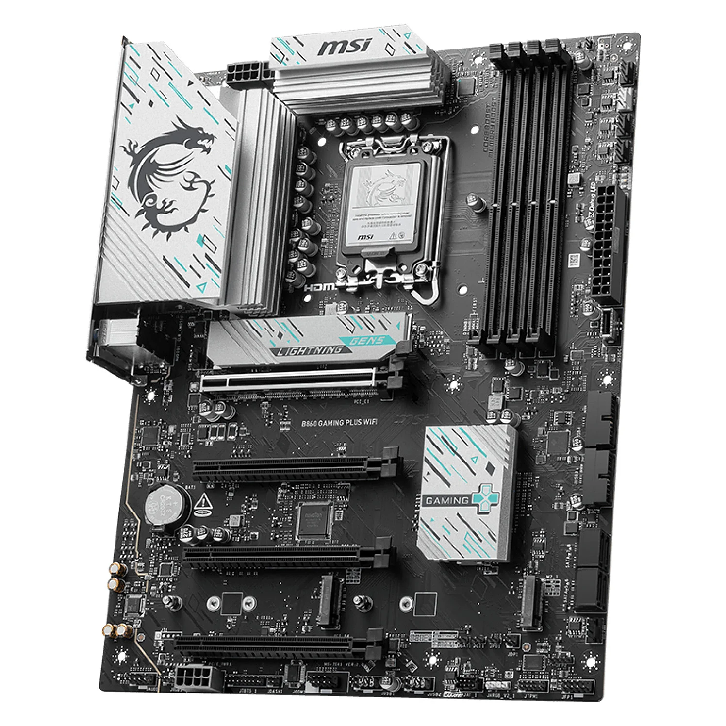 MSI B860 GAMING PLUS WIFI Motherboard Intel B860 LGA 1851  Socket V1  ATX PC-Zubehoer