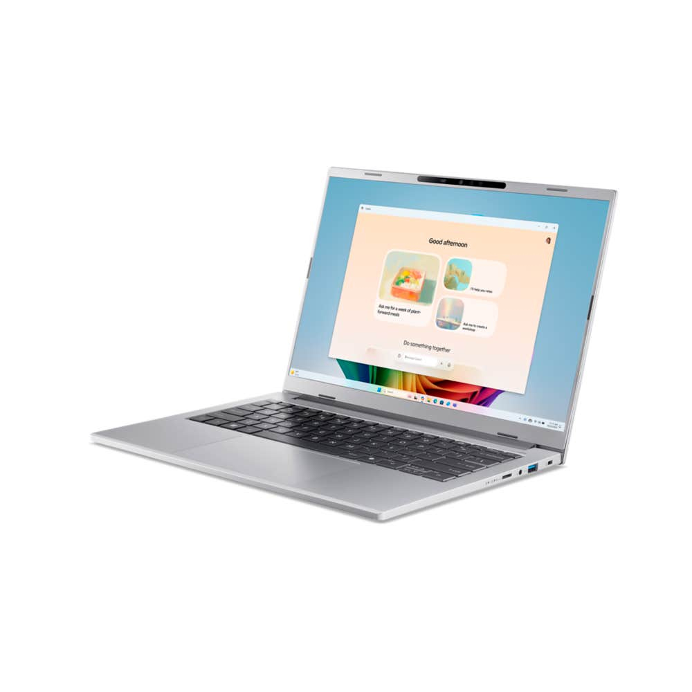 Acer Aspire 14 AI A14 53M 52FA Intel Core Ultra 5 226V Laptop 35 6 cm  14   WUXGA 16 GB LPDDR5x SDRAM 512 GB SSD Wi Fi 7  802 11be  Windows 11 Home Deutsch Silber Notebooks & E-Book Reader