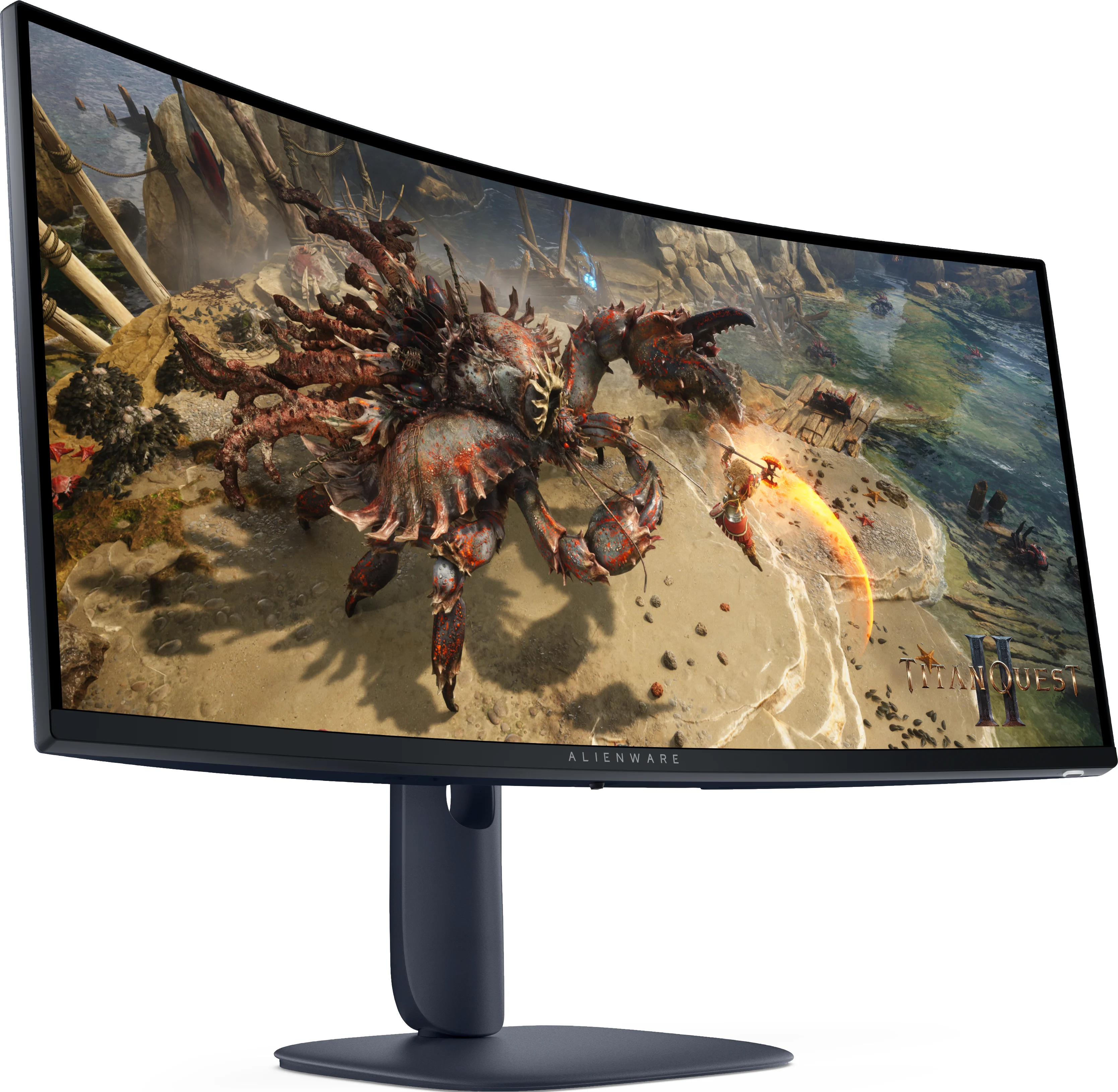 Alienware AW3425DWM Computerbildschirm 86 4 cm  34   3440 x 1440 Pixel Wide Quad HD LCD Schwarz  Blau Monitore