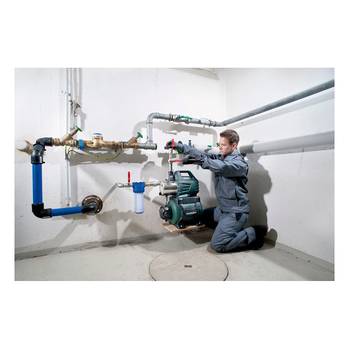 Metabo HWW 6000 25 INOX Hauswasserwerk Gartenbewaesserung