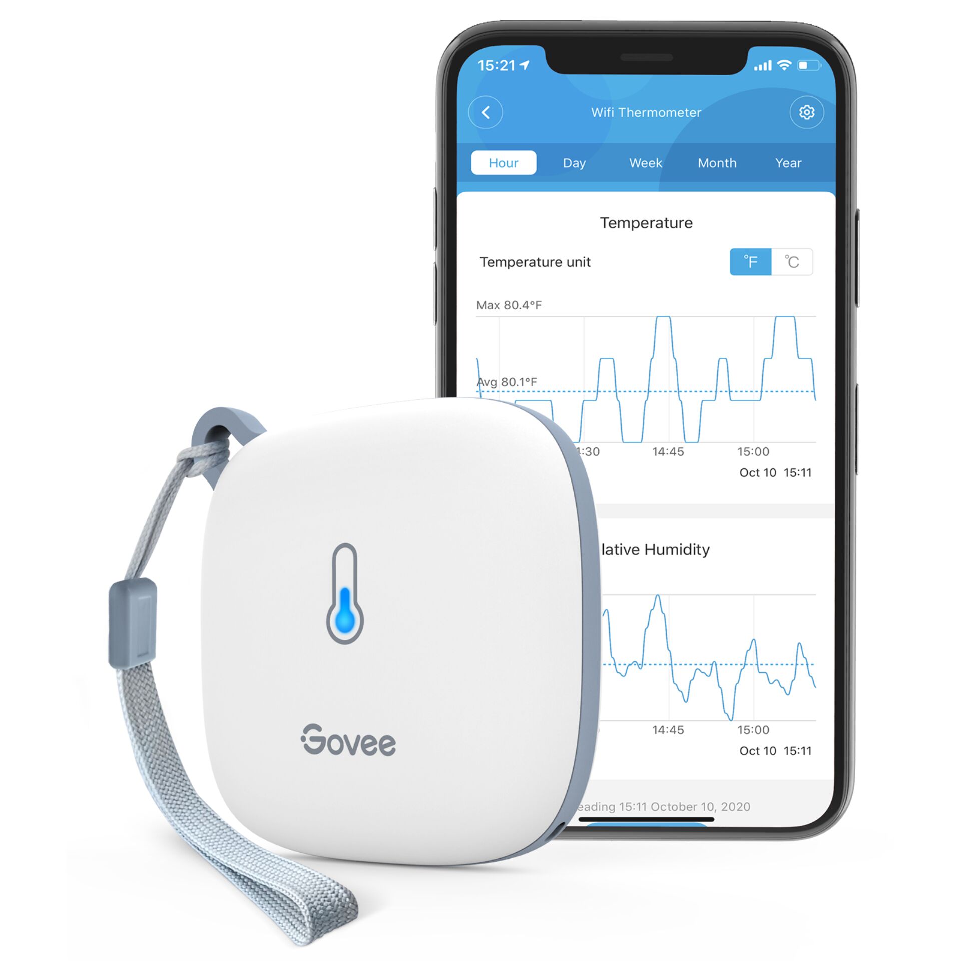 Govee   WiFi Thermometer Hygro  meter Wetterstationen