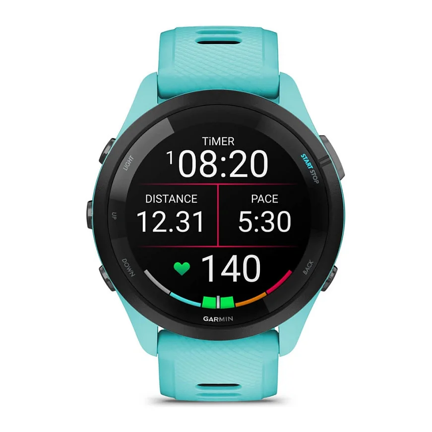 Garmin Forerunner 265 Trkisblau Schwarz Smartwatches & Fitnesstracker
