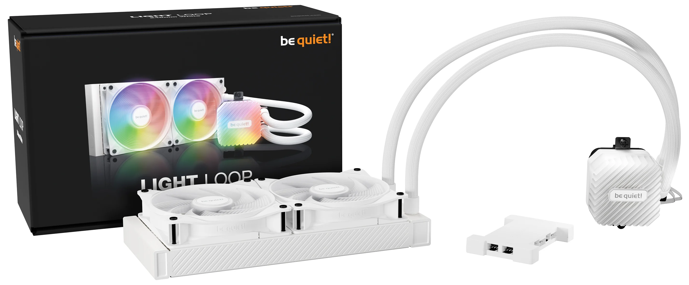 be quiet  k cooler wasserkuehlung  light loop 240mm argb white PC-Zubehoer